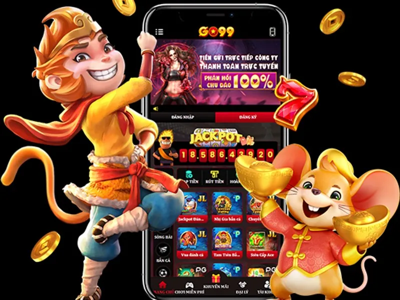 Biểu tượng các trò chơi cá cược khác nhau như thể thao, casino, slot